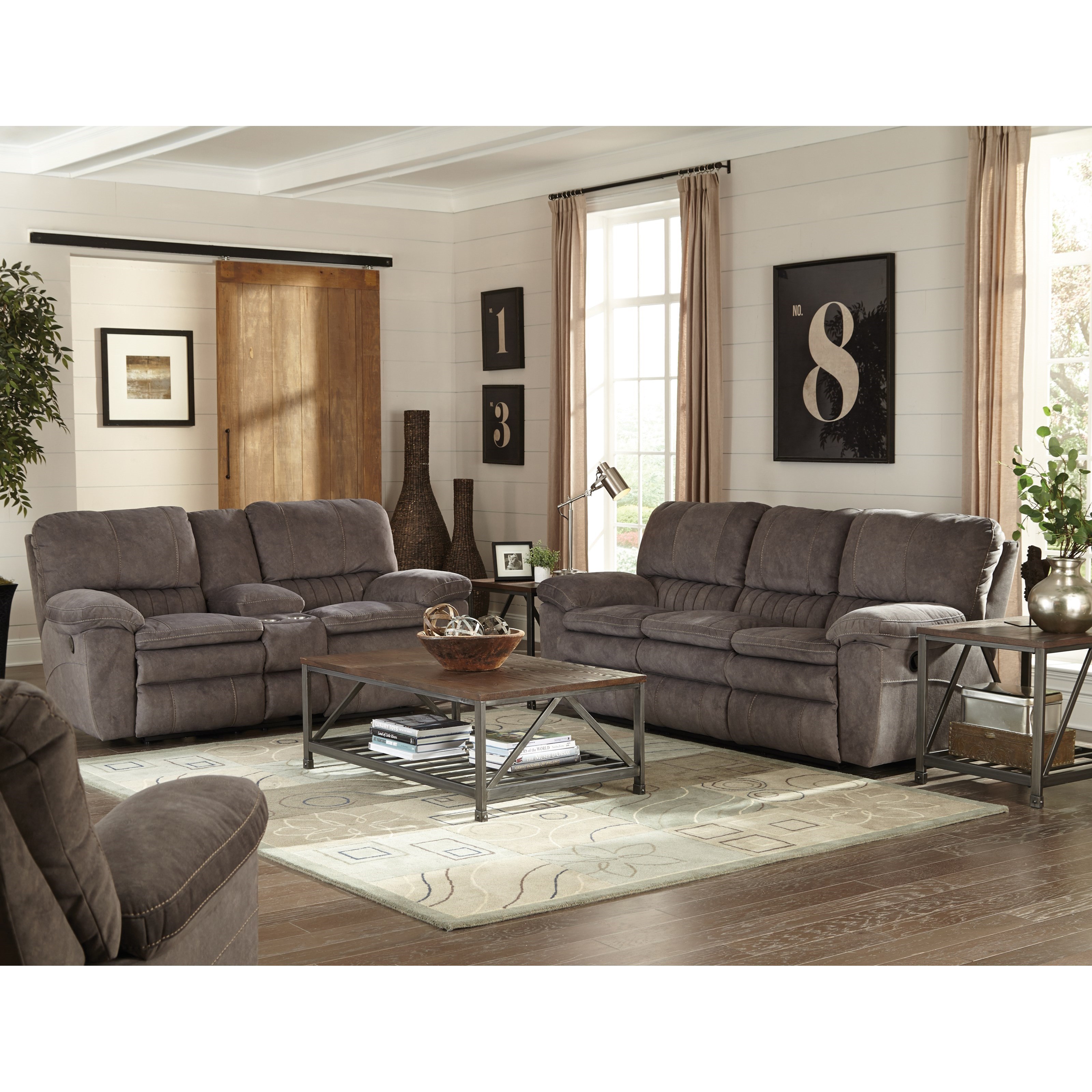 Catnapper 240 Reyes JACS624012792,28 Power Lay Flat Reclining Sofa Value City Furniture